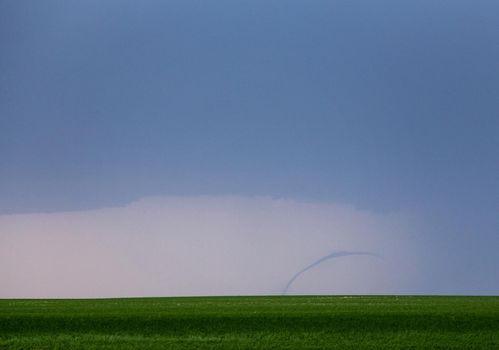 Prairie Storm Clouds in Saskatchewan Canada Rural