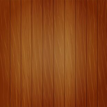 Brown wooden background. Planks illustration