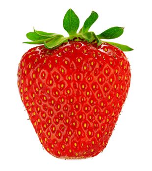 Strawberry isolated on white background.