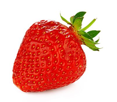 Strawberry isolated on white background.