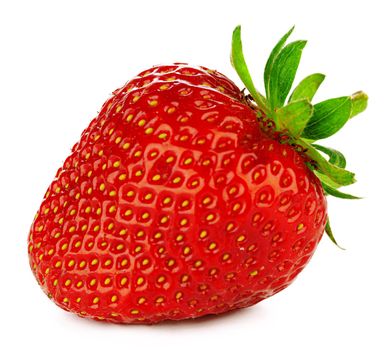 Strawberry isolated on white background.