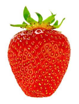 Strawberry isolated on white background.