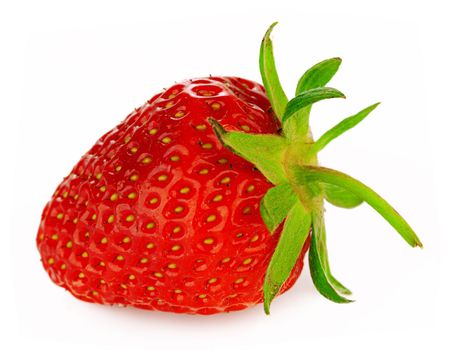 Strawberry isolated on white background.