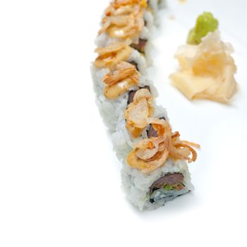 fresh made Japanese sushi rolls called Maki Sushi 