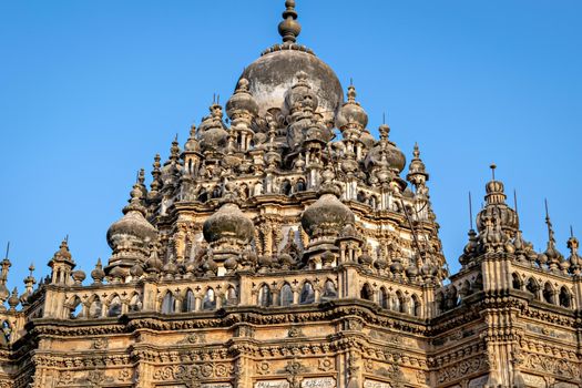 Top dome of Mahabat Maqbara Palace, also Mausoleum of Bahaduddinbhai Hasainbhai, which is a mausoleum in Junagadh, India.