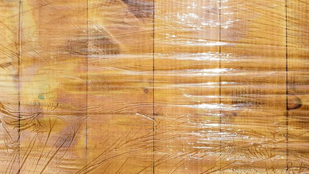 Vintage brown wood background texture. Old painted wooden wall. Brown abstract background. Front view with copy space