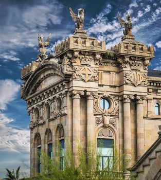 Maritime Station building in Barcelona