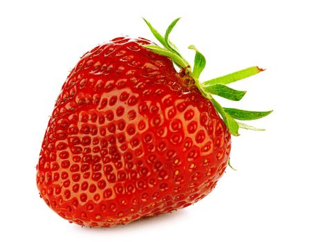 Strawberry isolated on white background.