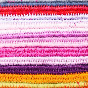 Crochet background with different colors, for design