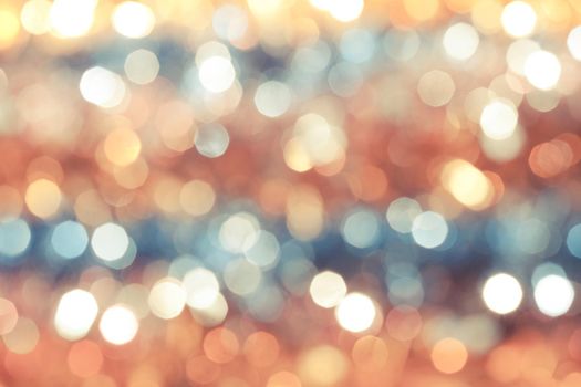 Golden christmas bokeh background for a design