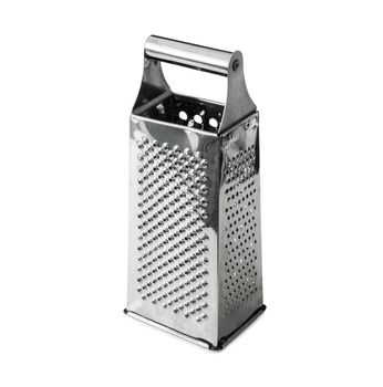 simple metal grater isolatedon white background