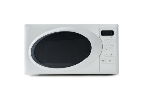 Microwave oven isolated on white