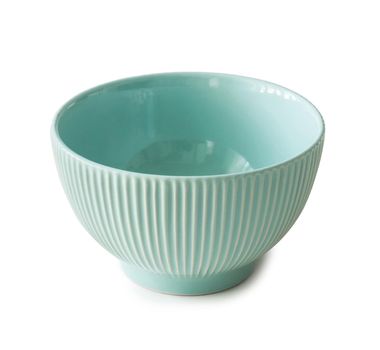 new ceramin empty bowl isolated on white background