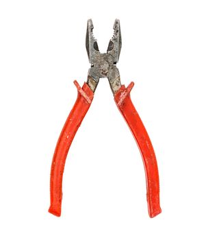 Pliers isolated on white background