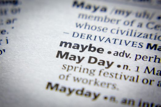 Word or phrase Maybe in a dictionary