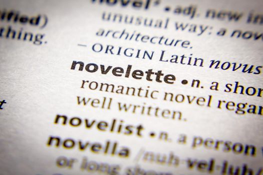 Word or phrase Novelette in a dictionary
