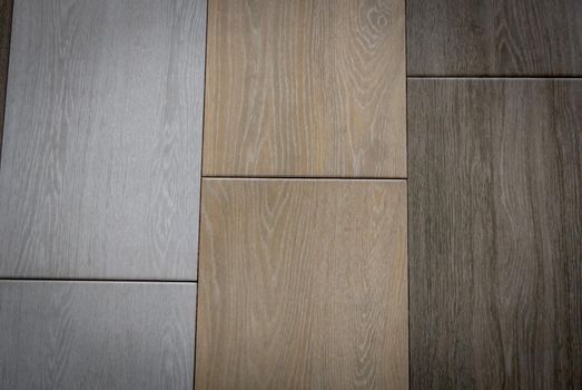 Ceramic tiles flooring - texture of natural ceramic floor decorating as wood.