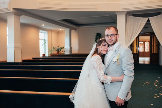 Wedding photography of emotions of the bride and groom in different locations