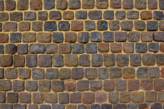 Old brick wall - ancient fortress Stones background