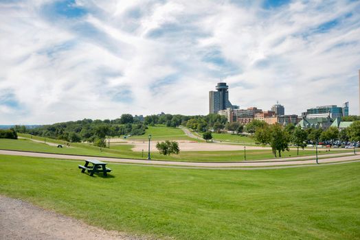 Parc des Champs-de-Bataille National Battlefields Park Quebec, Canada.