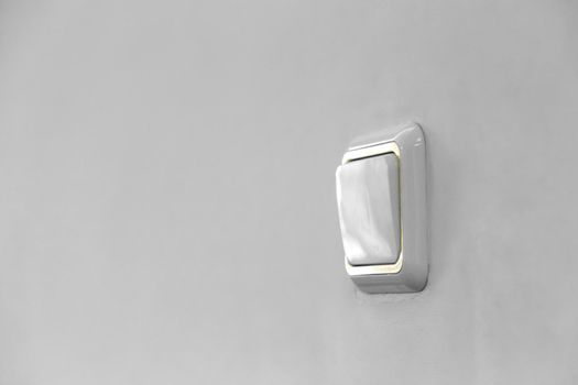 White light switch, turn on or turn off the lights.