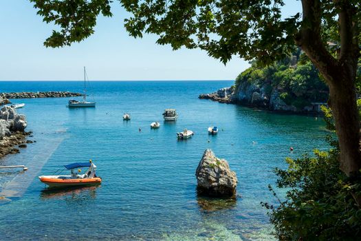 Greek fishing village at Damouchari of Pelion in Greece.