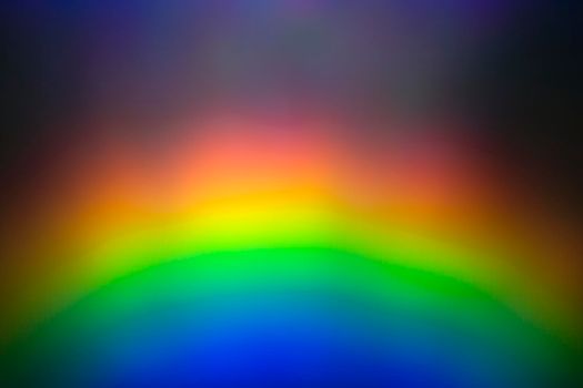 Blurred bright rainbow light refraction overlay effect for mockups. Organic diagonal holographic flare on a light wall Shadows for natural light effects. Trendy creative gradient.