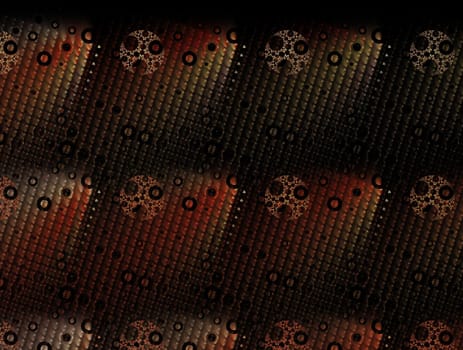 Imaginatory lush fractal texture image abstract background