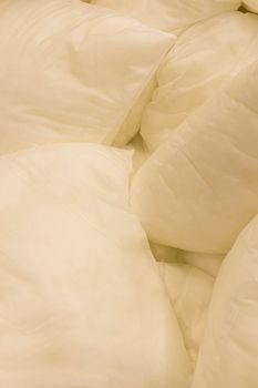 pillow for sleeping close-up as a background. High quality photo