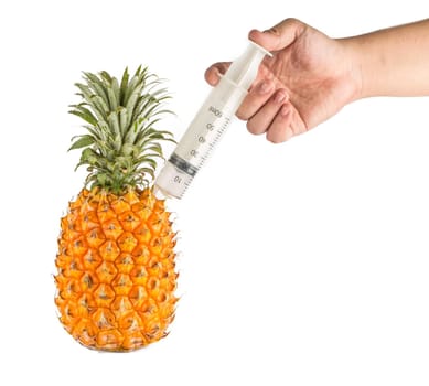 nice Pineapple isolated on the white background