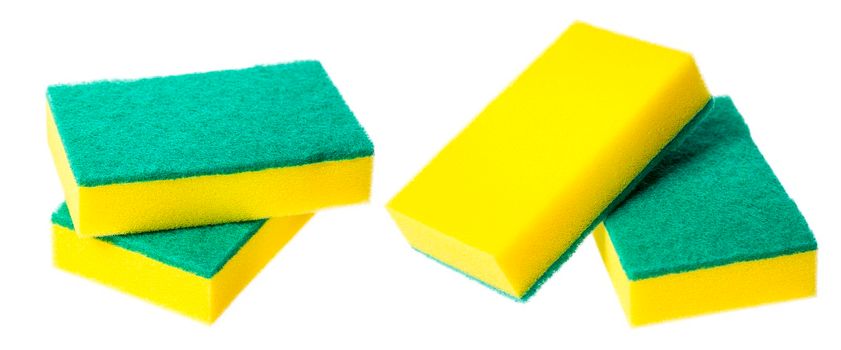 Sponge isolated on white background h h