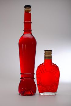 Red Vodka Bottle