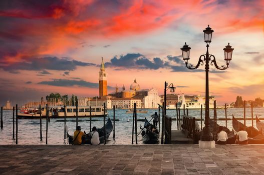 View on San Giorgio Maggiore in Venice,Italy