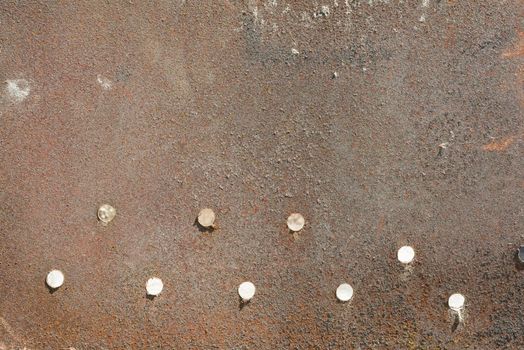 Abstract corroded rusty metal background, texture, brown