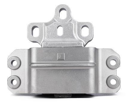 Car part. Shock absorber mount on white background. Close up.