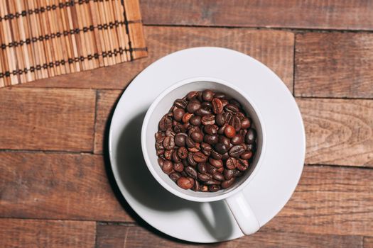 natural coffee brown mocha beans caffeine pattern. High quality photo