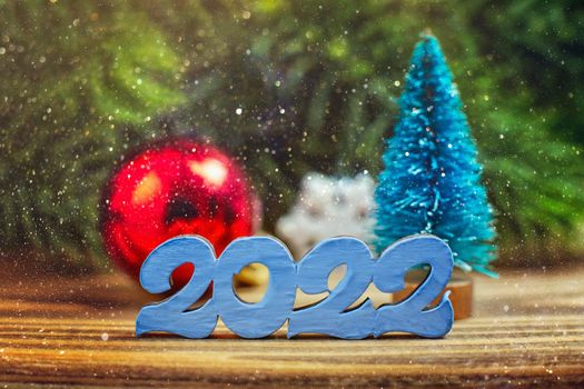 Merry Christmas and happy new year concept . Merry Christmas and Happy New Year 2022