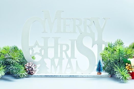 Merry Christmas and happy new year concept , Xmas holiday background.