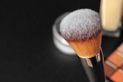 Professional makeup brushes and tools, make-up products set