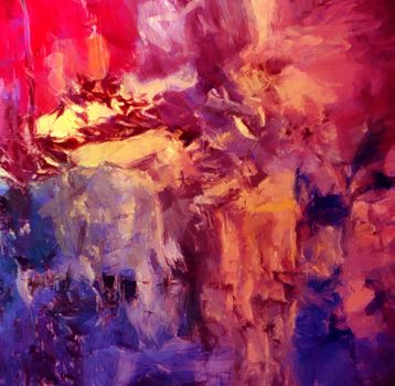 Modern Texture with Abstract Painting. Colorful Background for Decoration