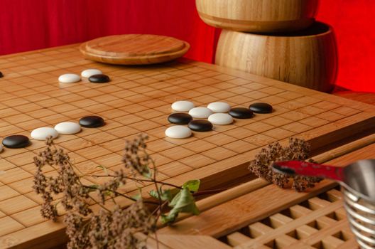 Chinese chess and tea ceremony
