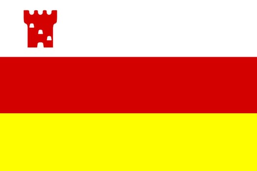 The traditional flag of Santa Barbara City flag California