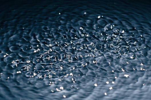 The texture of water under the influence of vibration in 258 hertz - image