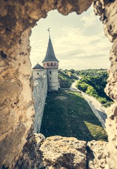 stone walls of Kamenetz-Podolsky fortress