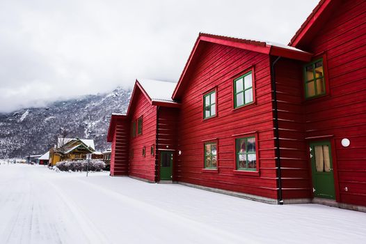 Station old Flam Railway, Norway.