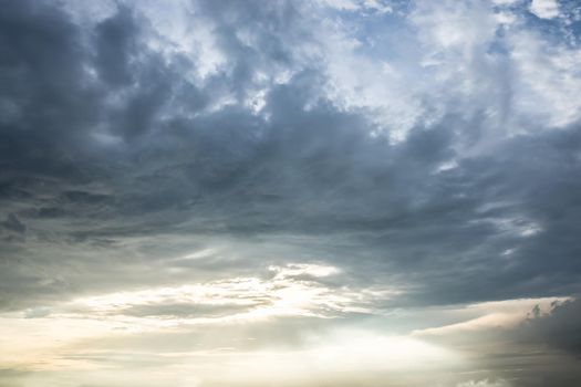 Blue sky and clouds