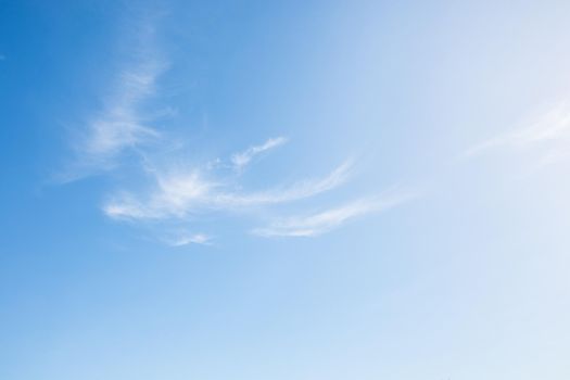 Blue sky and clouds