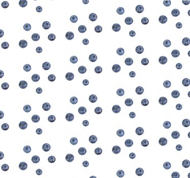 Freshly picked blueberries backgrond. Blueberry background. Blueberries on white background top view, flat lay pattern