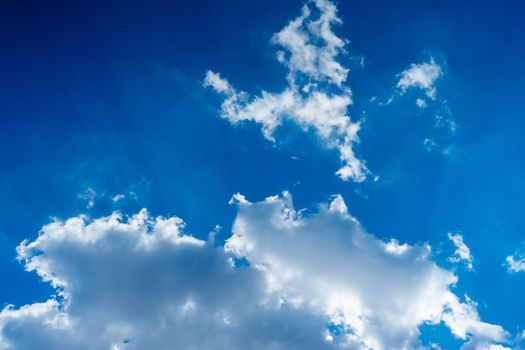Sky with beautiful clouds weather nature cloud blue