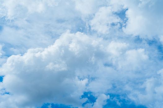 Incredibly beautiful clouds against a sunny blue sky. - Image